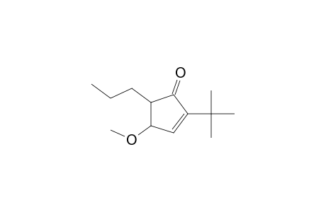 2-tert-Butyl-4-methoxy-5-propyl-1-cyclopent-2-enone