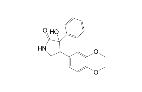 4-(3,4-Dimethoxyphenyl)-3-phenylpyrrolidin-3-ol-2-one