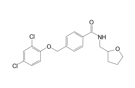 4-[(2,4-dichlorophenoxy)methyl]-N-(tetrahydro-2-furanylmethyl)benzamide