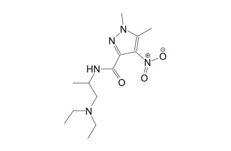 N-[2-(diethylamino)-1-methylethyl]-1,5-dimethyl-4-nitro-1H-pyrazole-3-carboxamide