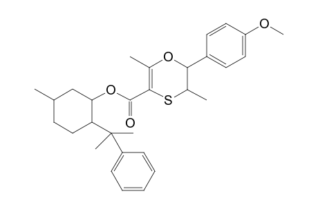 2,5-Dimethyl-6-(4-methoxyphenyl)-3-[(2-(1-methyl-1-phenyl)-ethyl)-5-methyl-(cyclohexyloxy)carbonyl]-1,4-oxathiin