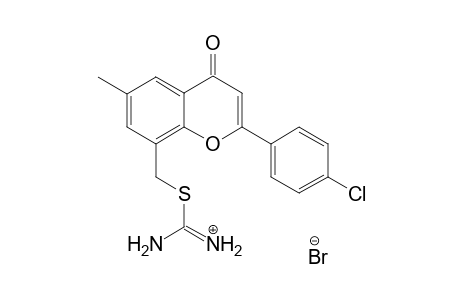 8-[(Carboxamidinylthio)methyl]-6-methyl-2-(4'-chlorophenyl)-4H-[1]-benzopyran-4-one