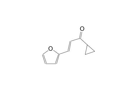 .alpha.-(3-Cyclopropyl-1-propen-3-onyl)furan