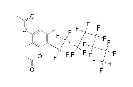 1,3-Diacetoxy-2,5-dimethyl-4-perfluorooctylbenzene