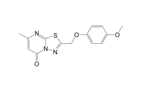7-methyl-2-(4-methoxy)phenoxymethyl-[1,3,4]thiadiazolo[3,2-a]pyrimidin-5-one