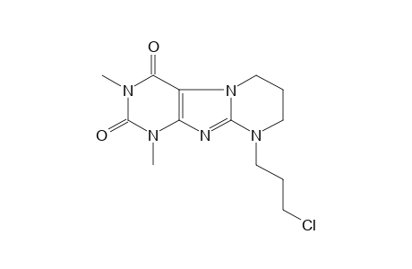 9-(3-CHLOROPROPYL)-1,3-DIMETHYL-6,7,8,9-TETRAHYDROPYRIMIDO[2,1-f]PURINE-2,4(1H,3H)-DIONE