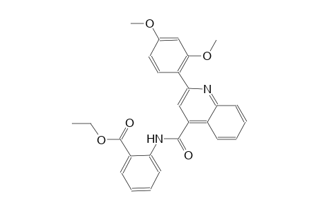 ethyl 2-({[2-(2,4-dimethoxyphenyl)-4-quinolinyl]carbonyl}amino)benzoate