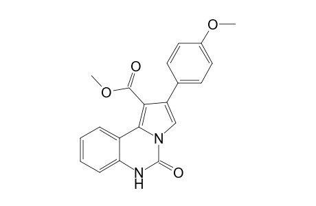 2-(4-Methoxy-phenyl)-5-oxo-5,6-dihydro-pyrrolo[1,2-c]quinazoline-1-carboxylic acid methyl ester