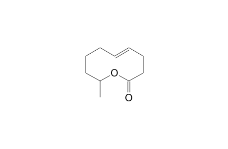 (5E)-10-methyl-3,4,7,8,9,10-hexahydrooxecin-2-one