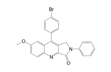 9-(4-Bromophenyl)-7-methoxy-2-phenyl-1,2-dihydro-3H-pyrrolo-[3,4-b]quinolin-3-one