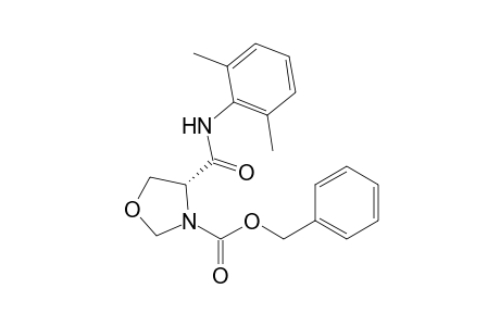 (+)-(R)-Benzyl-4-[(2,6-dimethylphenyl)carbamoyl]-1,3-oxazolidine-3-carboxylate