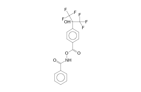 Benzamido 4-(2,2,2,-trifluoro-1-hydroxy-1-trifluoromethylethyl)benzoate