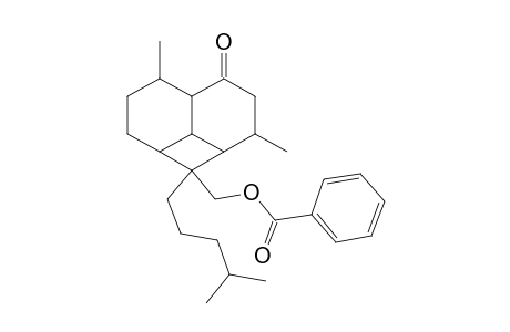 4H-Cyclobuta[de]naphthalen-4-one, 1-[(benzoyloxy)methyl]decahydro-2,5-dimethyl-1-(4-methylpentyl)-