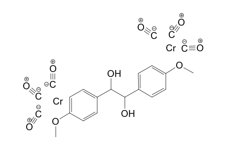 1,2-Bis[tricarbonyl(p-methoxybenzyl)chromium]-1,2-dihydroxyethane complex