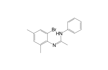 N'-(2-Bromo-4,6-dimethylphenyl)-N-phenylacetimidamide