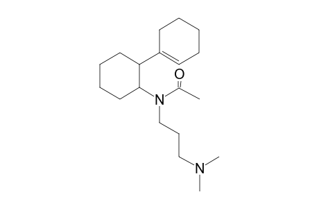 N-[2-(1-cyclohexenyl)cyclohexyl]-N-[3-(dimethylamino)propyl]acetamide