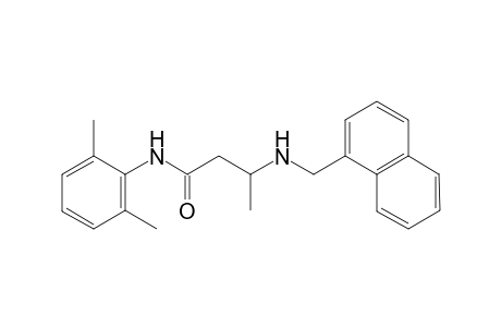 N-(2,6-Dimethylphenyl)-3-[(naphthalen-1-ylmethyl)amino]butanamide