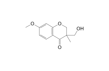 3-(hydroxymethyl)-7-methoxy-3-methyl-2H-chromen-4-one
