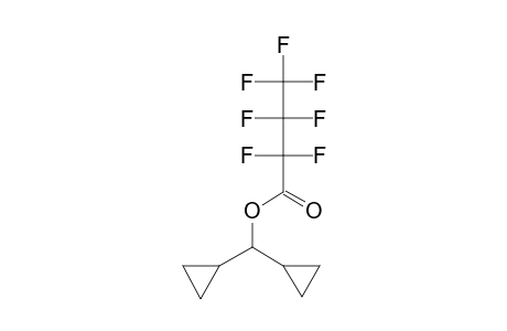 Dicyclopropylmethanol, heptafluorobutyrate