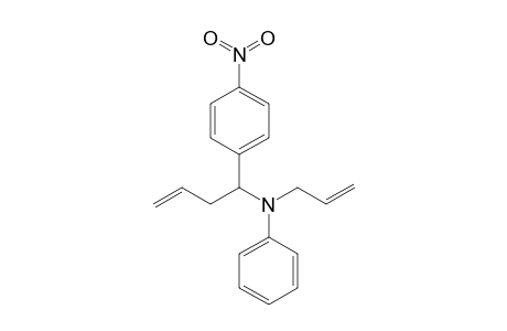 N-Allyl-N[1-(4-nitrophenyl)-3-butenyl)]phenylamine