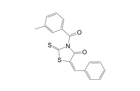 (5E)-5-Benzylidene-3-(3-methylbenzoyl)-2-thioxo-1,3-thiazolidin-4-one