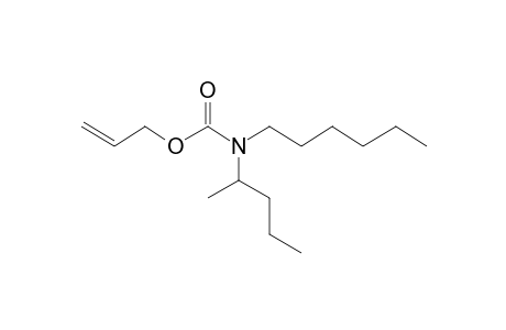 Carbonic acid, monoamide, N-(2-pentyl)-N-hexyl-, allyl ester