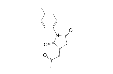 (e)-3-(2-oxopropylene)-1-para-tolyl-2,5-pyrrolidinedione