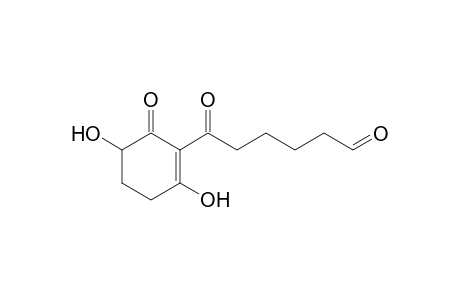 3,6-Dihydroxy-2-(1,6-dioxohexyl)-2-cyclohexen-1-one