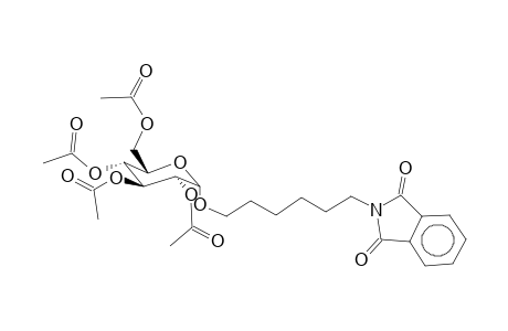 (6-Phthalimidohexyl)-2,3,4,6-tetra-O-acetyl-d-glucopyranoside