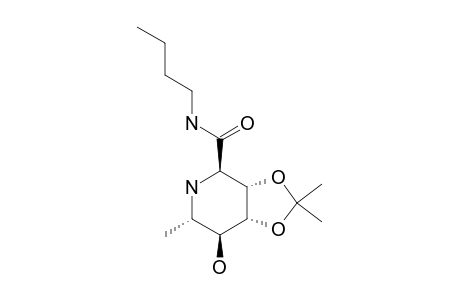 N-BUTYL-2,6,7-TRIDEOXY-2,6-IMINO-3,4-O-ISOPROPYLIDENE-L-GLYCERO-L-TALO-HEPTONAMIDE