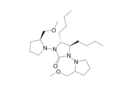 (4R,5R,2'S,2"S)-(-)-1,3-Bis(2-methoxymethyl)pyrrolidin-1-yl-4,5-dibutylimidazolidin-2-one