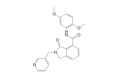 N-(2,5-dimethoxyphenyl)-3-oxo-2-(3-pyridinylmethyl)-4-isoindolinecarboxamide