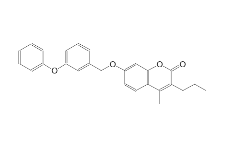 4-methyl-7-[(3-phenoxybenzyl)oxy]-3-propyl-2H-chromen-2-one