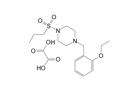1-(2-ethoxybenzyl)-4-(propylsulfonyl)piperazine oxalate