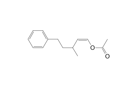(Z)-3-methyl-5-phenyl-1-pentenyl acetate
