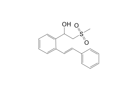 (E)-2-(Methylsulfonyl)-1-(2-stilbenyl)ethanol