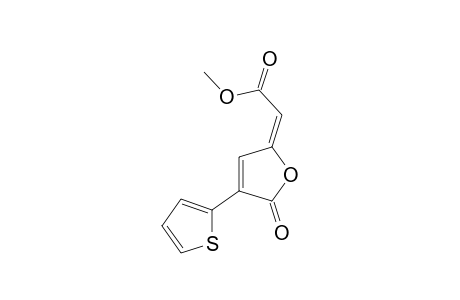 (2E)-2-(5-oxo-4-thiophen-2-yl-2-furanylidene)acetic acid methyl ester
