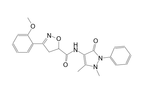 5-isoxazolecarboxamide, N-(2,3-dihydro-1,5-dimethyl-3-oxo-2-phenyl-1H-pyrazol-4-yl)-4,5-dihydro-3-(2-methoxyphenyl)-