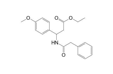 Ethyl 3-(4-methoxyphenyl)-3-[(phenylacetyl)amino]propanoate