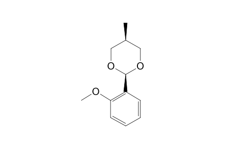 CIS-2-(ORTHO-METHOXYPHENYL)-5-METHYL-1,3-DIOXANE
