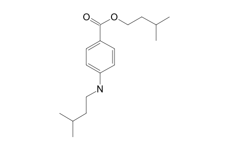 Benzoic acid, 4-(3-methylbutyl)amino-, 3-methylbutyl ester