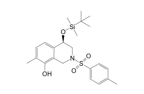 (R)-(tert-butyldimethylsilanyloxy)-7-methyl-2-(toluol-4-sulfonyl)-1,2,3,4-tetrahydronisoquinolin-8-ol