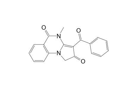 Pyrrolo[1,2-a]quinazoline-2,5(1H,4H)-dione, 3-benzoyl-4-methyl-