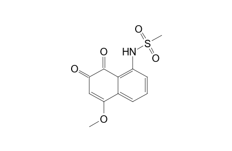 Methanesulfonamide, N-(7,8-dihydro-5-methoxy-7,8-dioxo-1-naphthalenyl)-