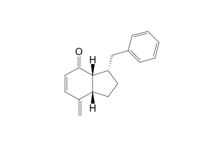 (3S*,3aR*,7aS*)-3-Benzyl-7-methylene-1,2,3,3a,7,7a-hexahydro-4H-inden-4-one
