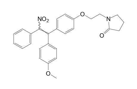 1-{2-{p-[1-(p-methoxyphenyl)-2-nitro-2-phenylvinyl]phenoxy}ethyl}-2-pyrrolidinone