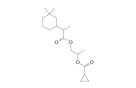 1-((2-(3,3-dimethylcyclohexyl)propanoyl)oxy)Propane 2-yl Cyclopropanecarboxylate