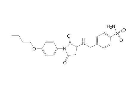 4-({[1-(4-butoxyphenyl)-2,5-dioxo-3-pyrrolidinyl]amino}methyl)benzenesulfonamide