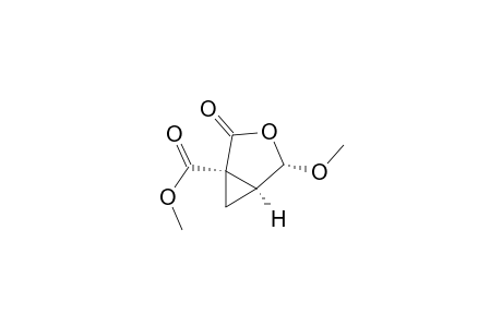 3-Oxabicyclo[3.1.0]hexane-1-carboxylic acid, 4-methoxy-2-oxo-, methyl ester, (1.alpha.,4.alpha.,5.alpha.)-(.+-.)-