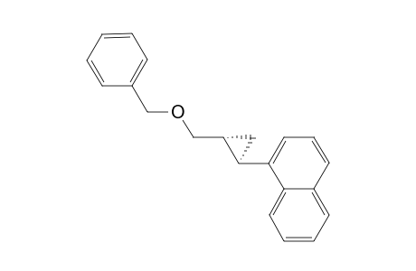 1-((1R,2R)-2-Benzyloxymethyl-cyclopropyl)-naphthalene
